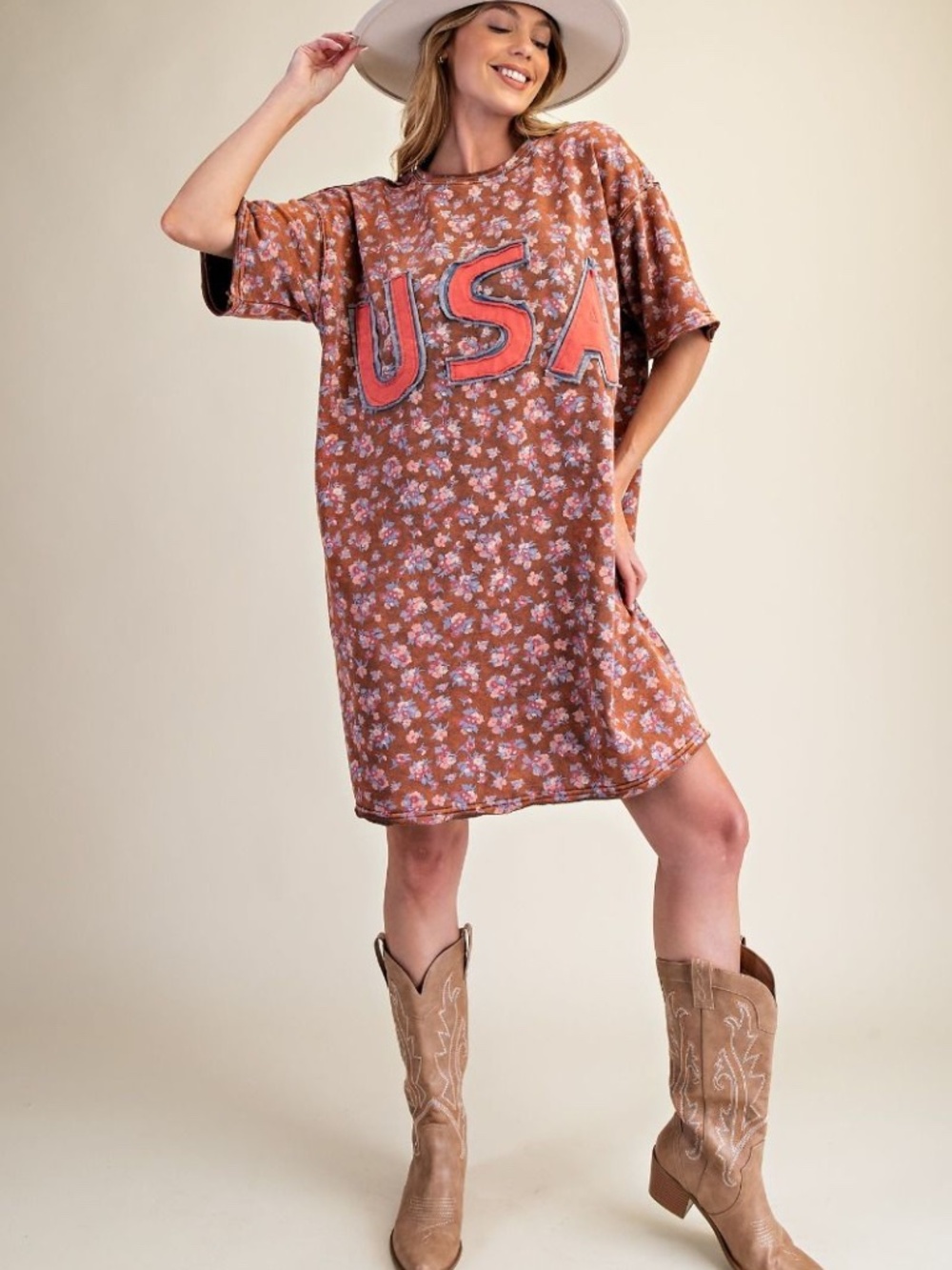 "The CoCo" USA Floral Dress